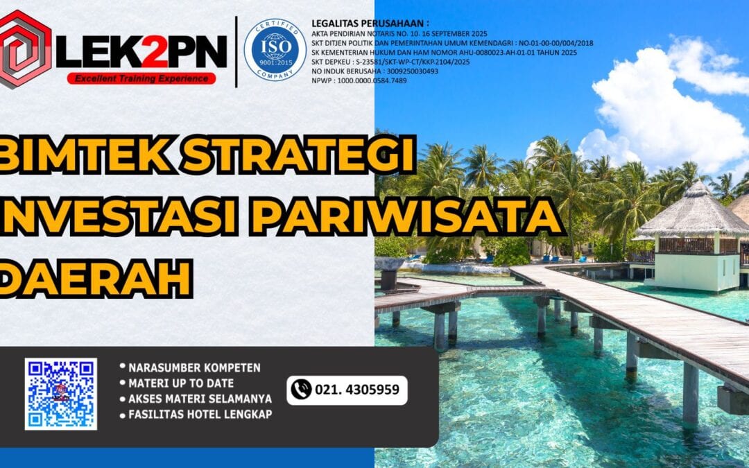 Bimtek Strategi Investasi Pariwisata Daerah (New 2026)