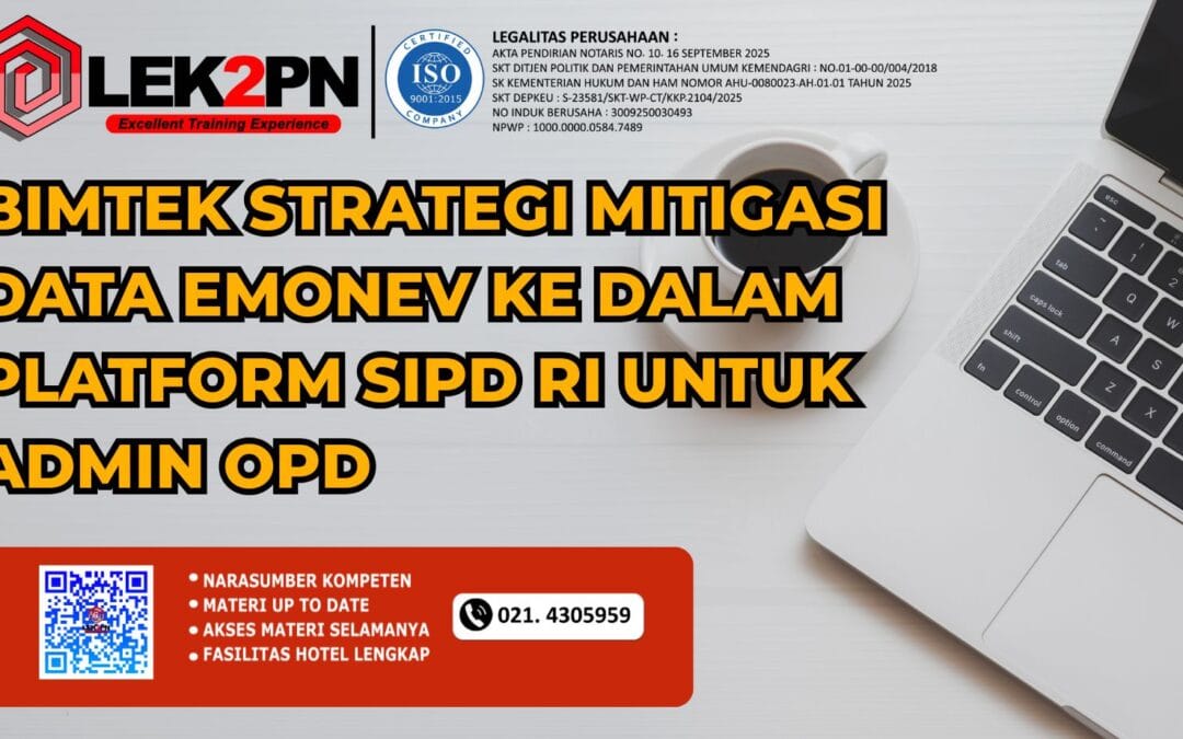 Bimtek Strategi Mitigasi Data eMonev Ke Dalam Platform SIPD RI Untuk Admin OPD (New 2026)