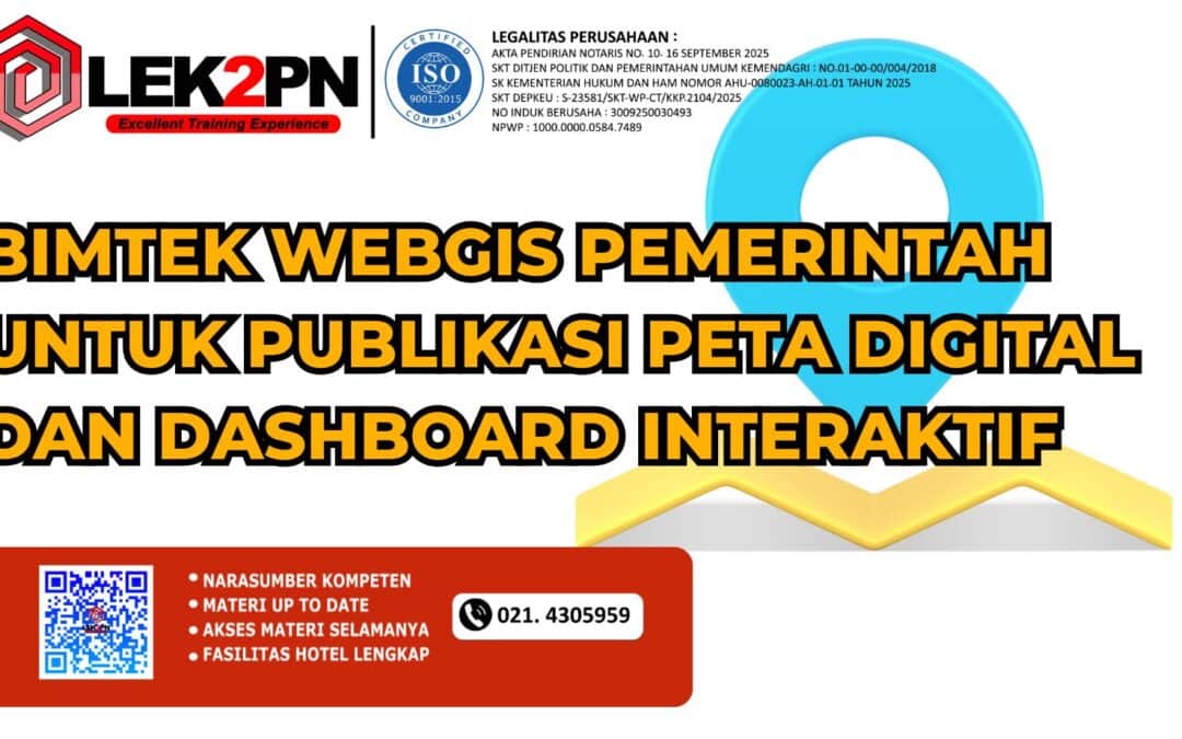 Bimtek Webgis Pemerintah Untuk Publikasi Peta Digital dan Dashboard Interaktif (New 2026)