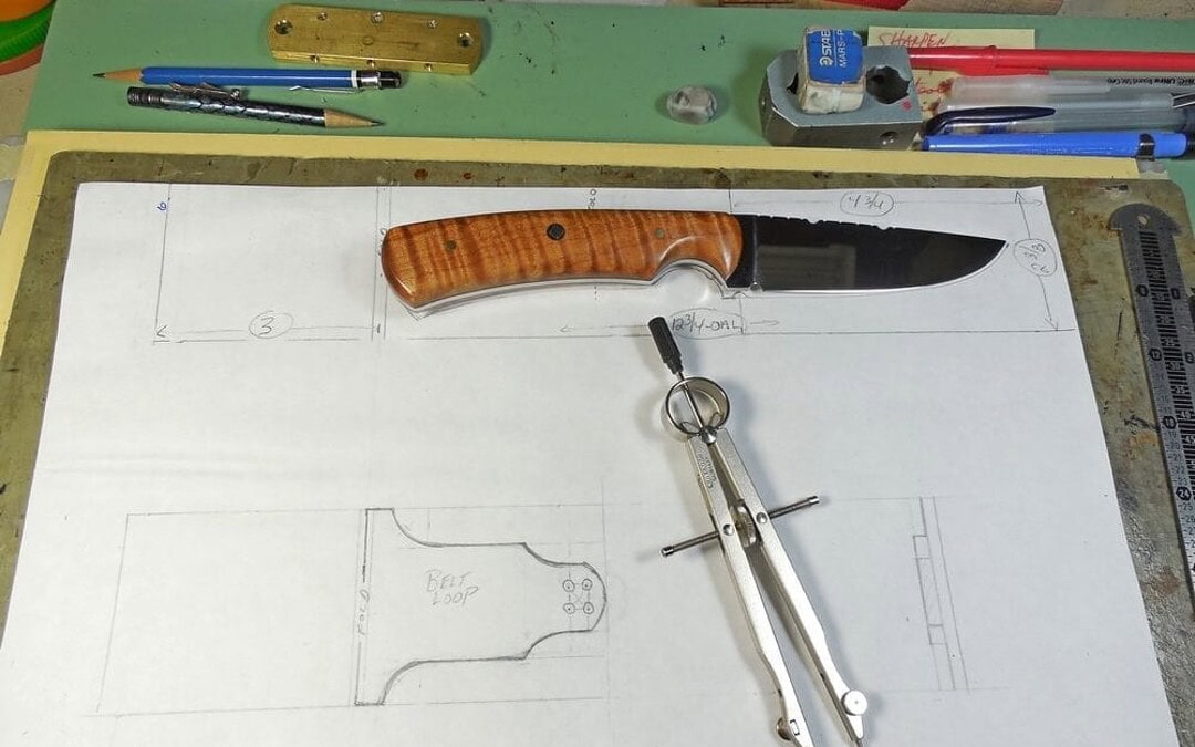 Drawing plans for custom sheath