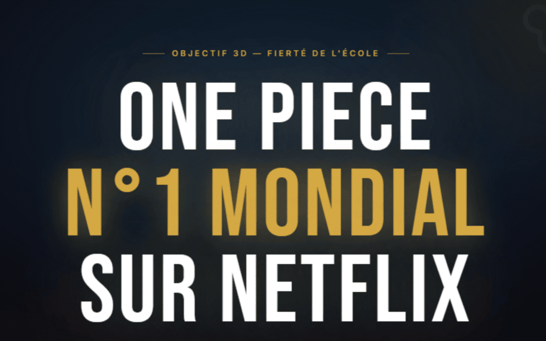 One piece N°1 mondial sur netflix