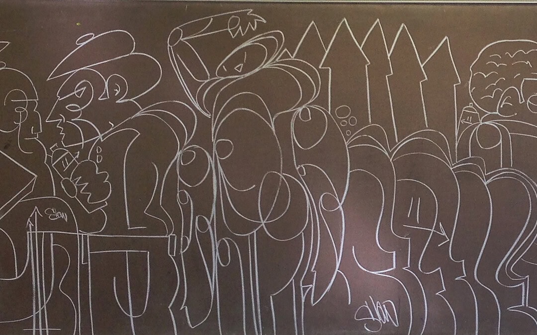 Chalkboard Hits Continue, #Drawing #Graffiti