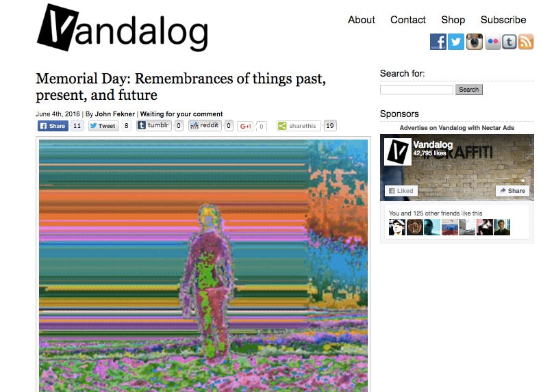 New GIFs on Vandalog.com w/ @johnfekner