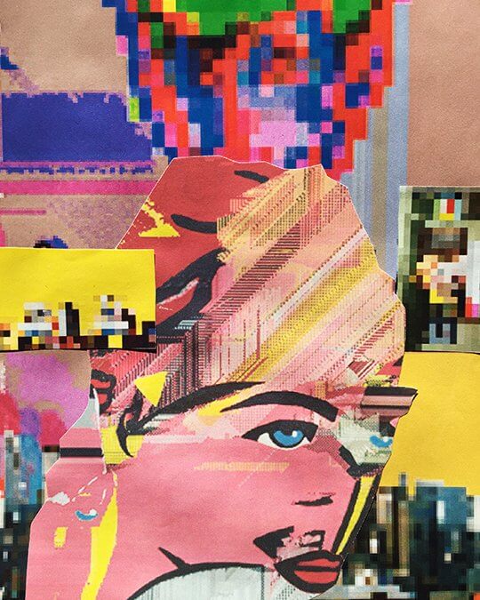 New Collage Works = a New Zine in 2017