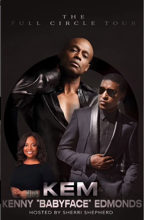Kem & Babyface Announce “The Full Circle Tour” With Host Sherri Shepherd