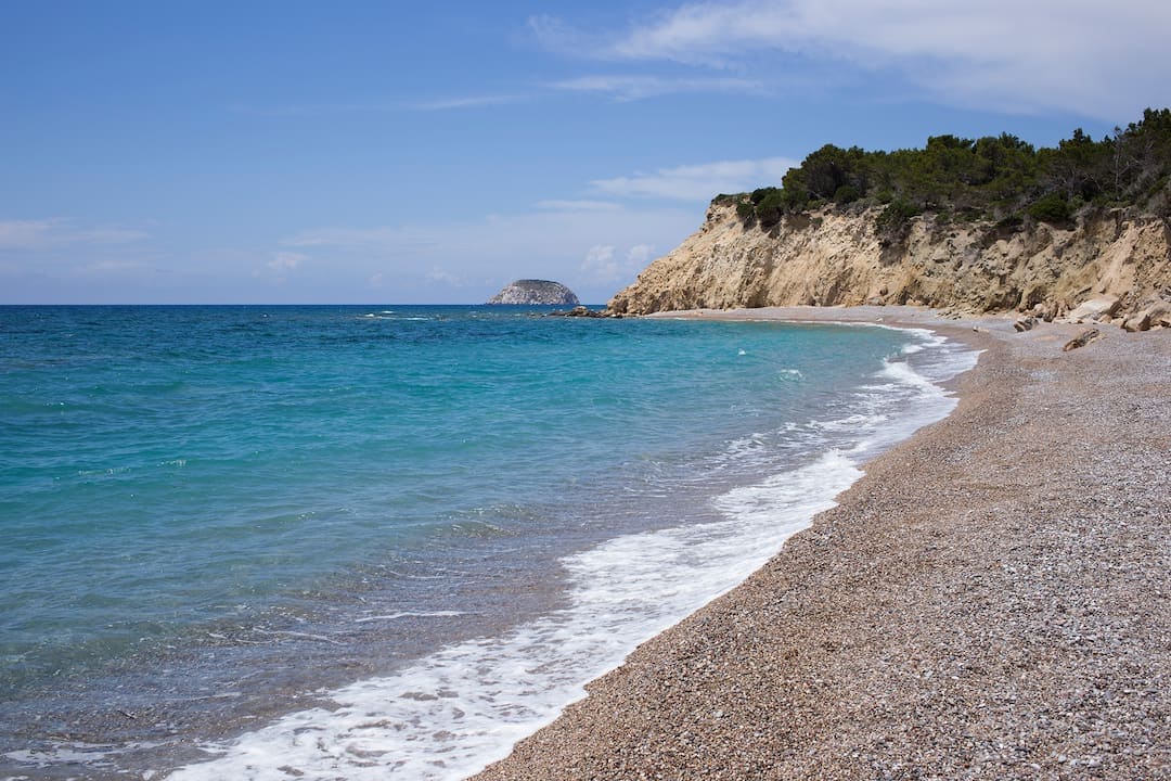 Der Monolithos Beach ist perfekt zum Kitesurfen