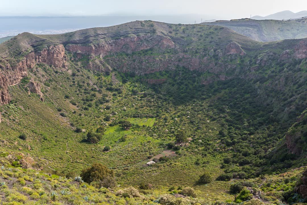 Bandama Vulkankrater in Gran Canaria