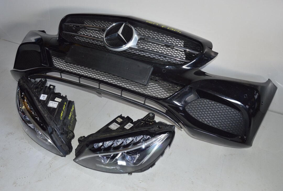 MERCEDES C KLASA W205 LAMPA FULL LED ZDERZAK GRILL - obrazek 5