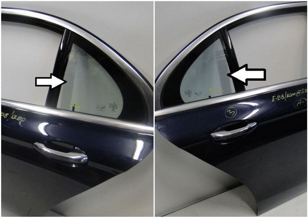 MERCEDES E W213 SZYBA LEWA PRAWA TRÓJKĄTNA 2016