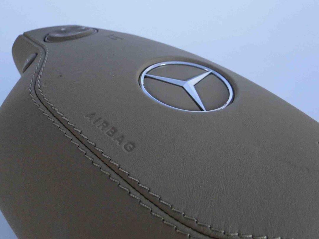 MERCEDES PODUSZKA POWIETRZNA W KIEROWNICĘ AIRBAG BRĄZOWA SKÓRA - obrazek 3