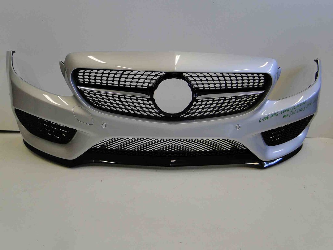 MERCEDES C KLASA W205 COUPE ZDERZAK PRZEDNI AMG SPORT SHADOW KOMPLETNY