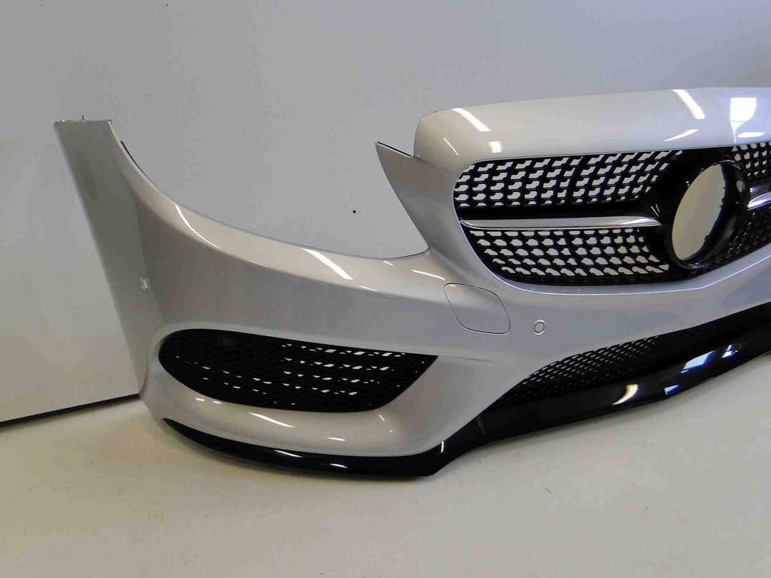 MERCEDES C KLASA W205 COUPE ZDERZAK PRZEDNI AMG SPORT SHADOW KOMPLETNY - obrazek 3