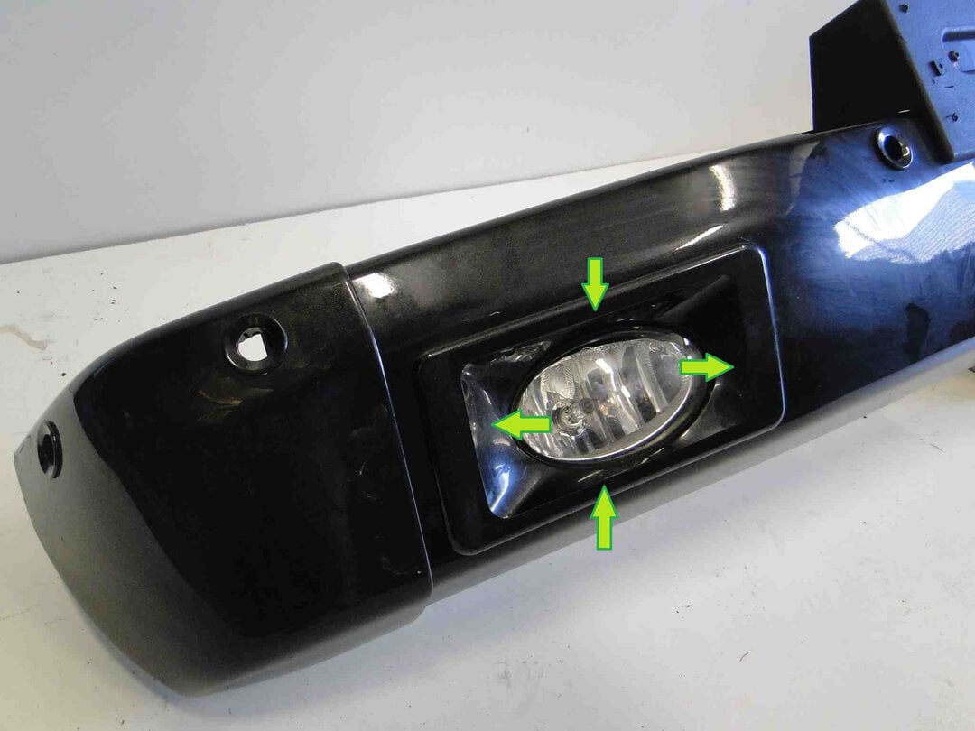 MERCEDES G KLASA 463 AMG OSŁONA NA HALOGEN RAMKA - obrazek 3