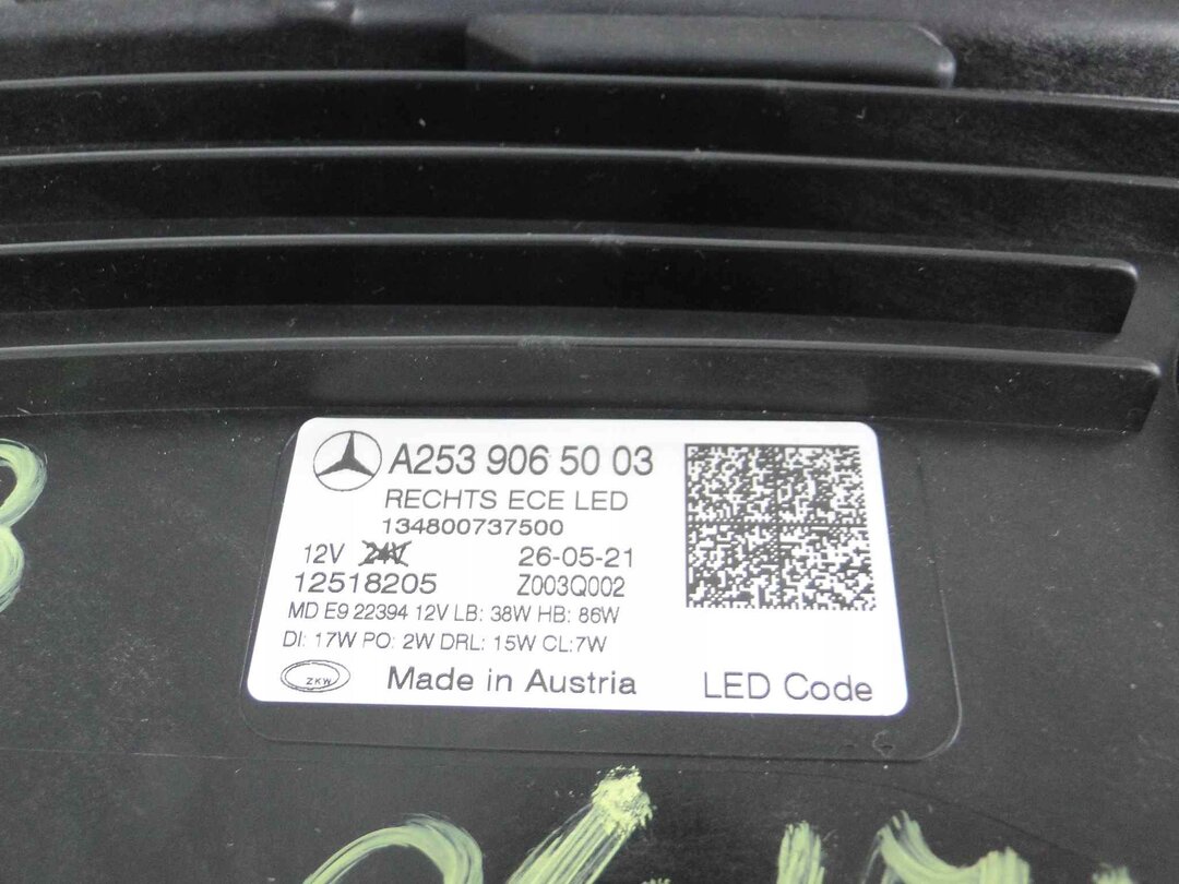 MERCEDES GLC 253 LIFT LAMPA PRAWA MULTIBEAM LED - obrazek 8