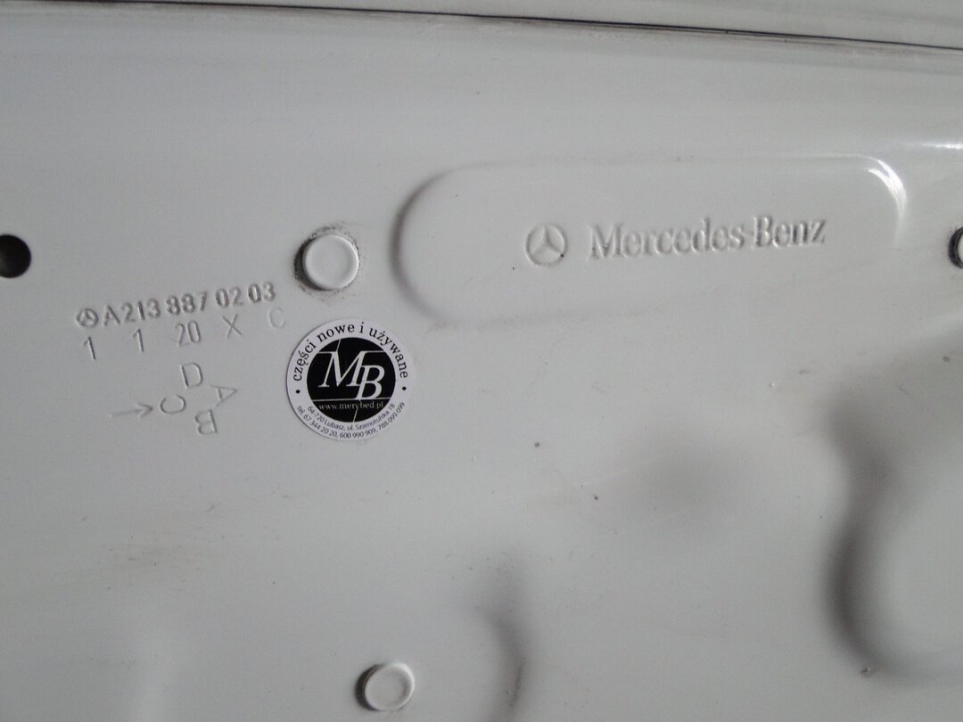 MERCEDES E 213 W213 MASKA POKRYWA SILNIKA - obrazek 6