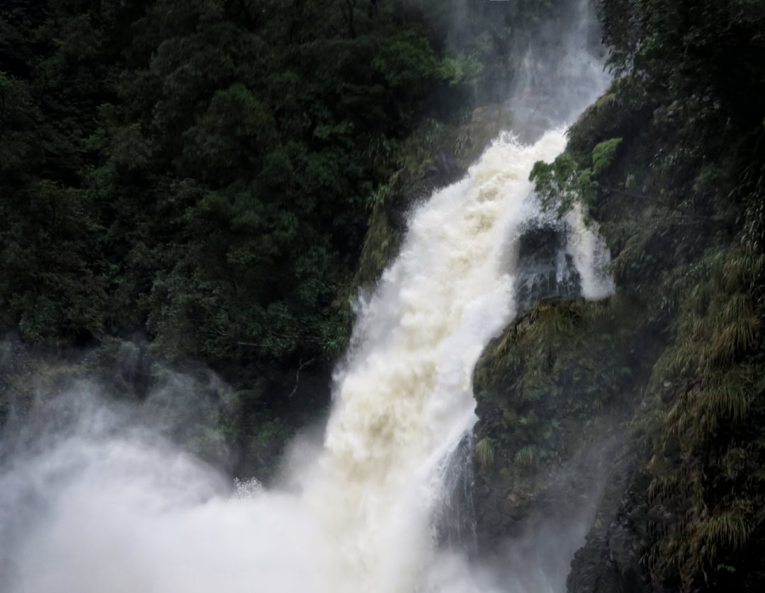 Waterfall, Fiordland National Park New Zealand