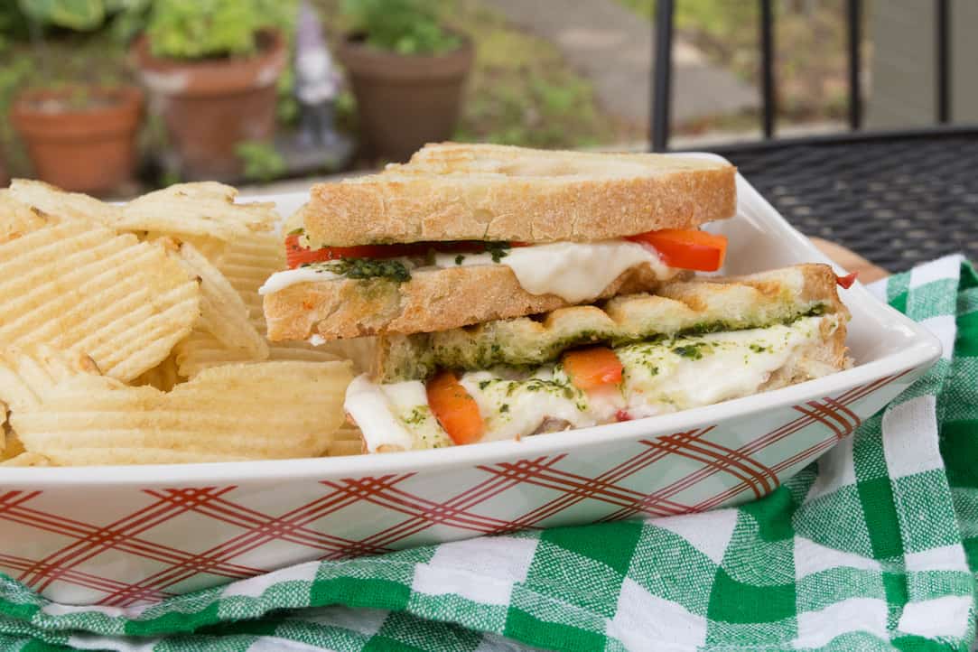 make panini sandwiches on the grill