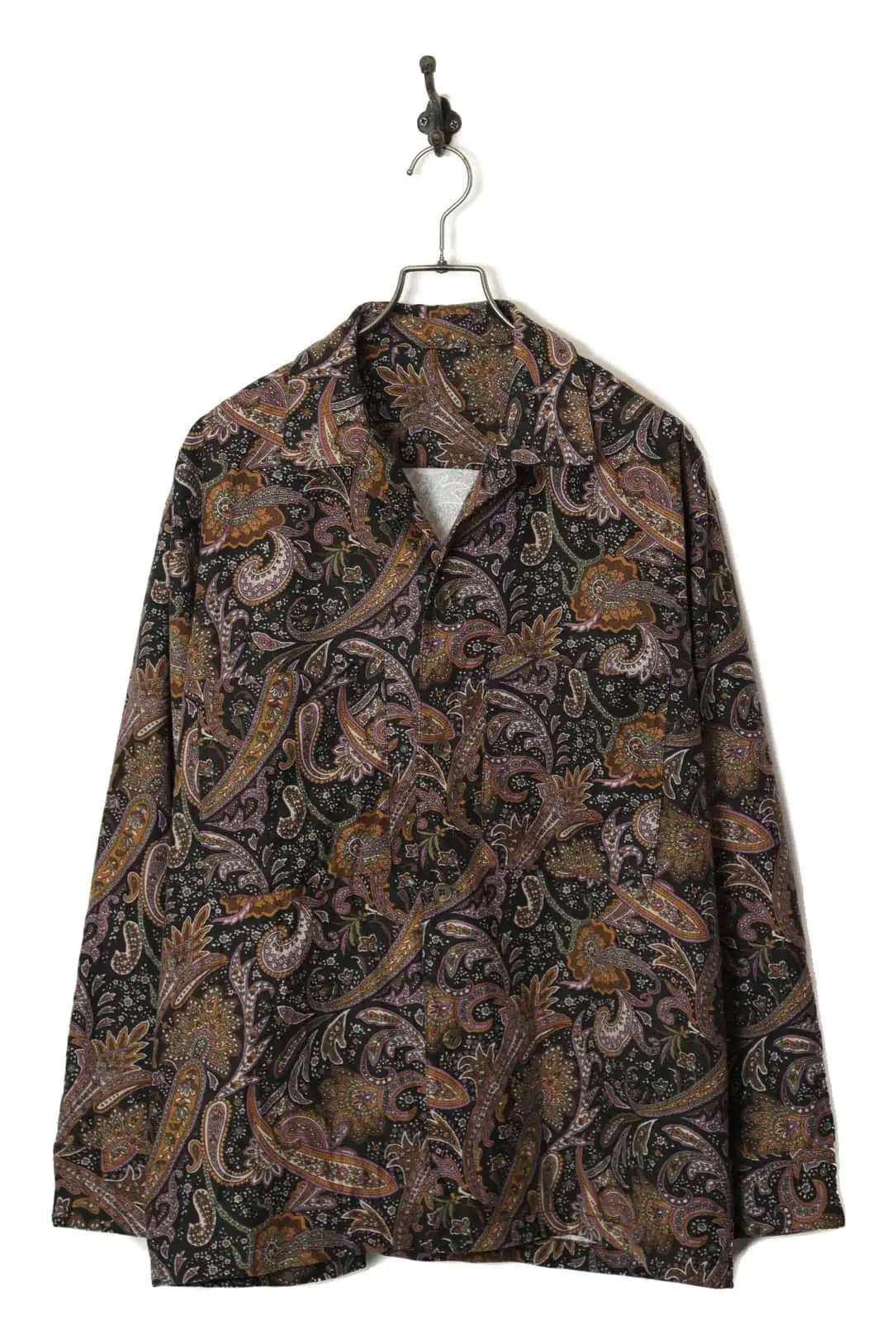 VINTAGE CORDUROY PRINTED SHIRT/L