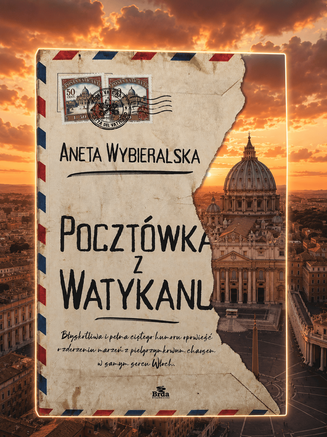 Okładka książki Pocztówka z watykanu