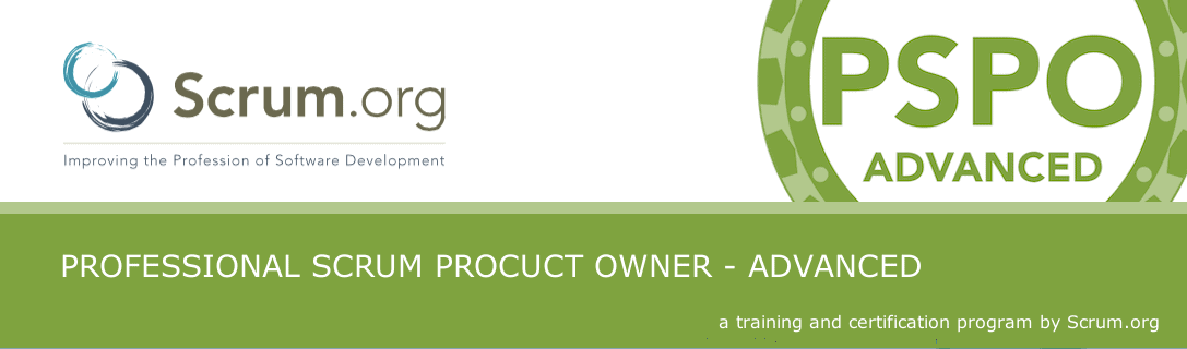 Scrum.org Professional Scrum Product Owner - Advanced (PSPO-A)