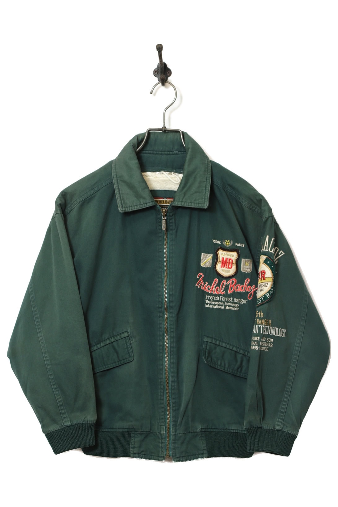 VINTAGE EMBROIDERY MILITARY DESIGN JACKET/XS