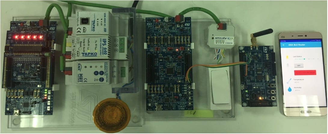 The KNX with Bluetooth LE demo