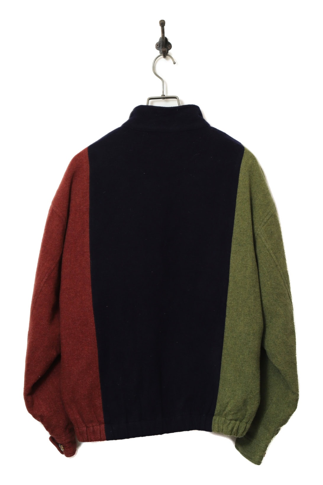 VINTAGE WOOL PANEL BOMBER JACKET/XL - 画像 (8)
