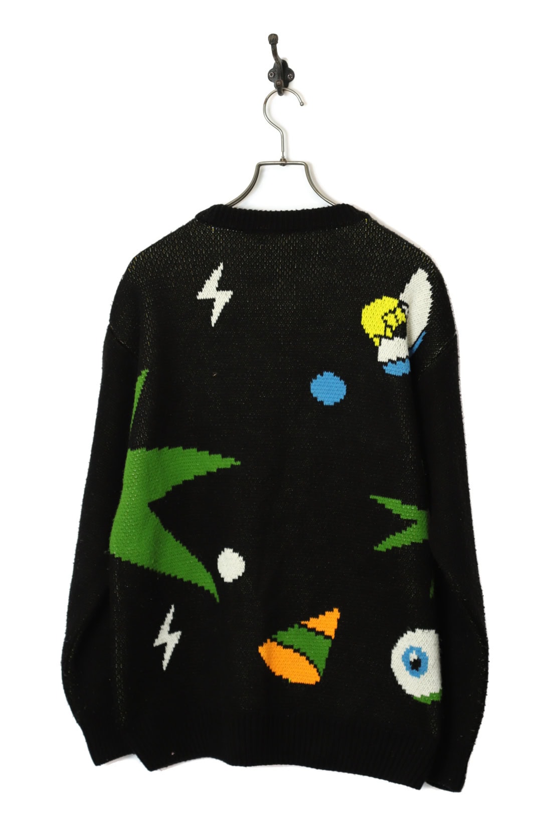 VINTAGE JAQUARD PATTERN SWEATER/L - 画像 (7)