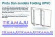 Pintu Lipat UPVC – Banda Aceh