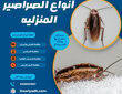 أنواع الصراصير المنزليه