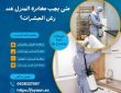 متى يجب مغادرة المنزل عند رش الحشرات؟