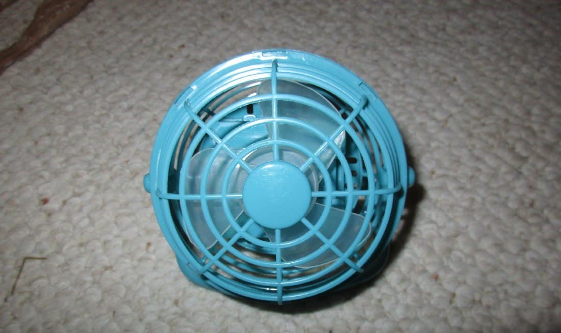 portable battery operated fan