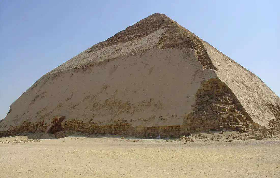 Bent Pyramid in the royal necropolis of Dahshur