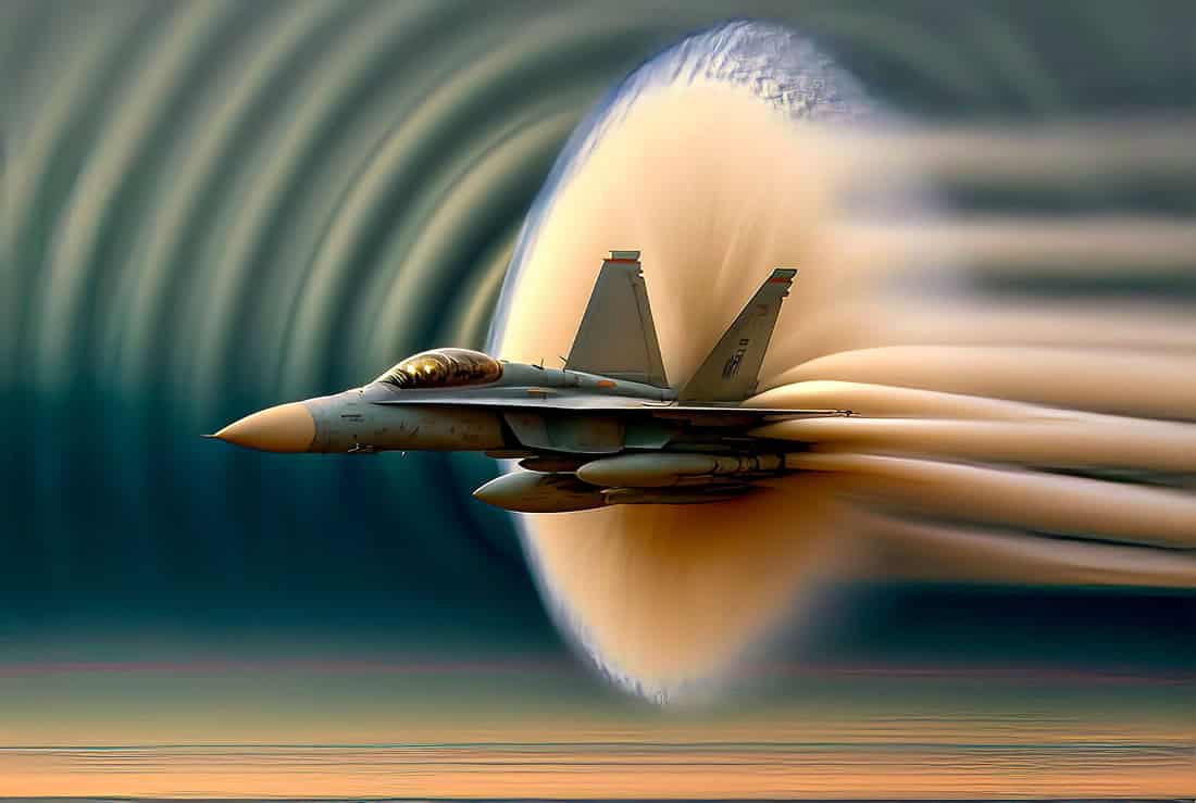 jet breaking the sound barrier