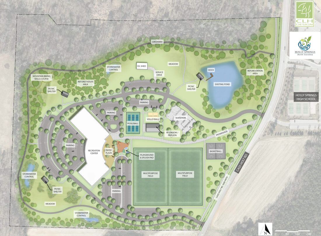 Town of Holly Springs Eagles Landing Park Master Plan and Phase I Design
