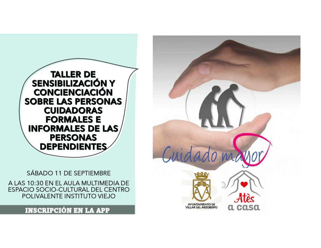 Taller cuidadores personas dependientes en Villar del Arzobispo
