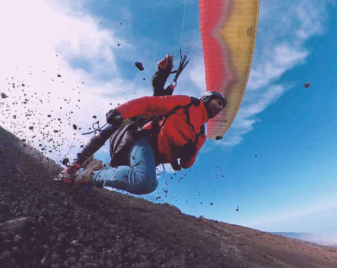 El parapente es un deporte