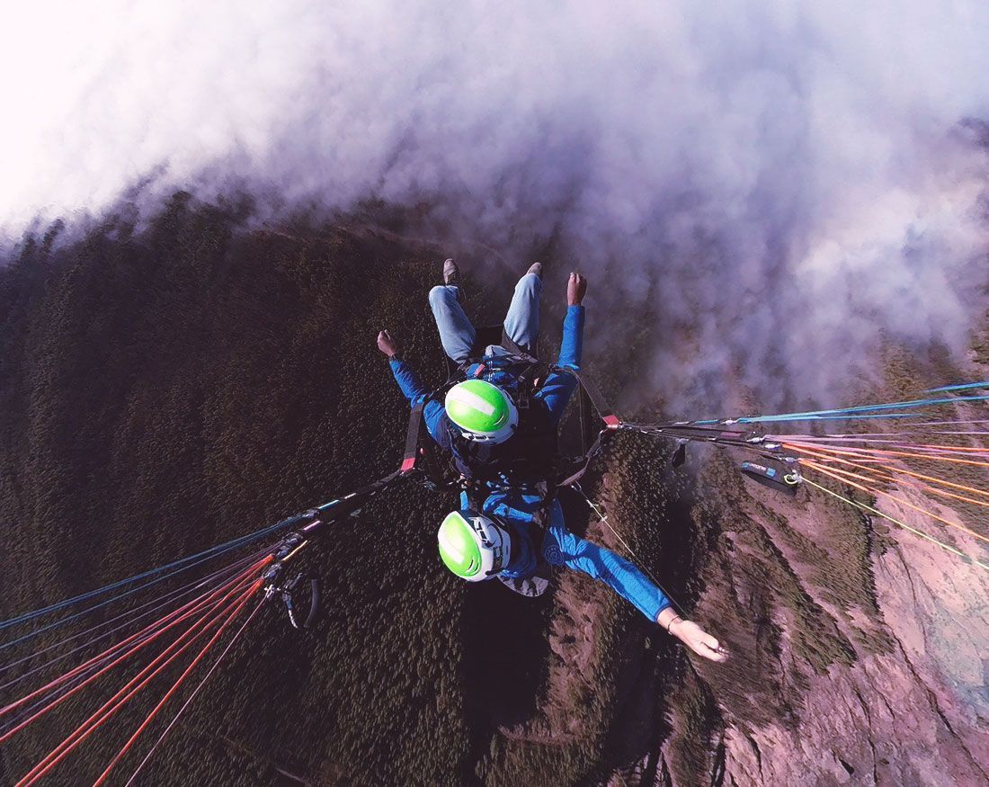 Volando después de l incendio en Tenerife, 2024