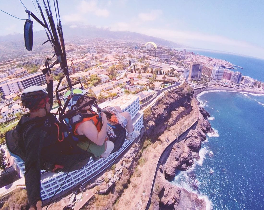 Parapente Puerto de la Cruz
