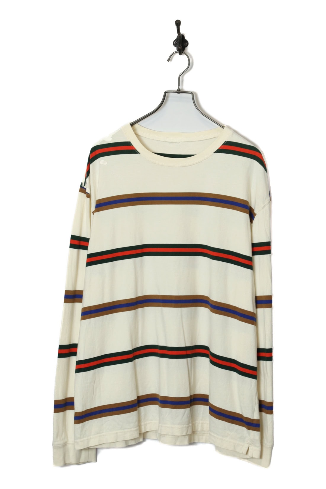 VINTAGE BORDER PRINTED LONG SLEEVE T-SHIRT/XL