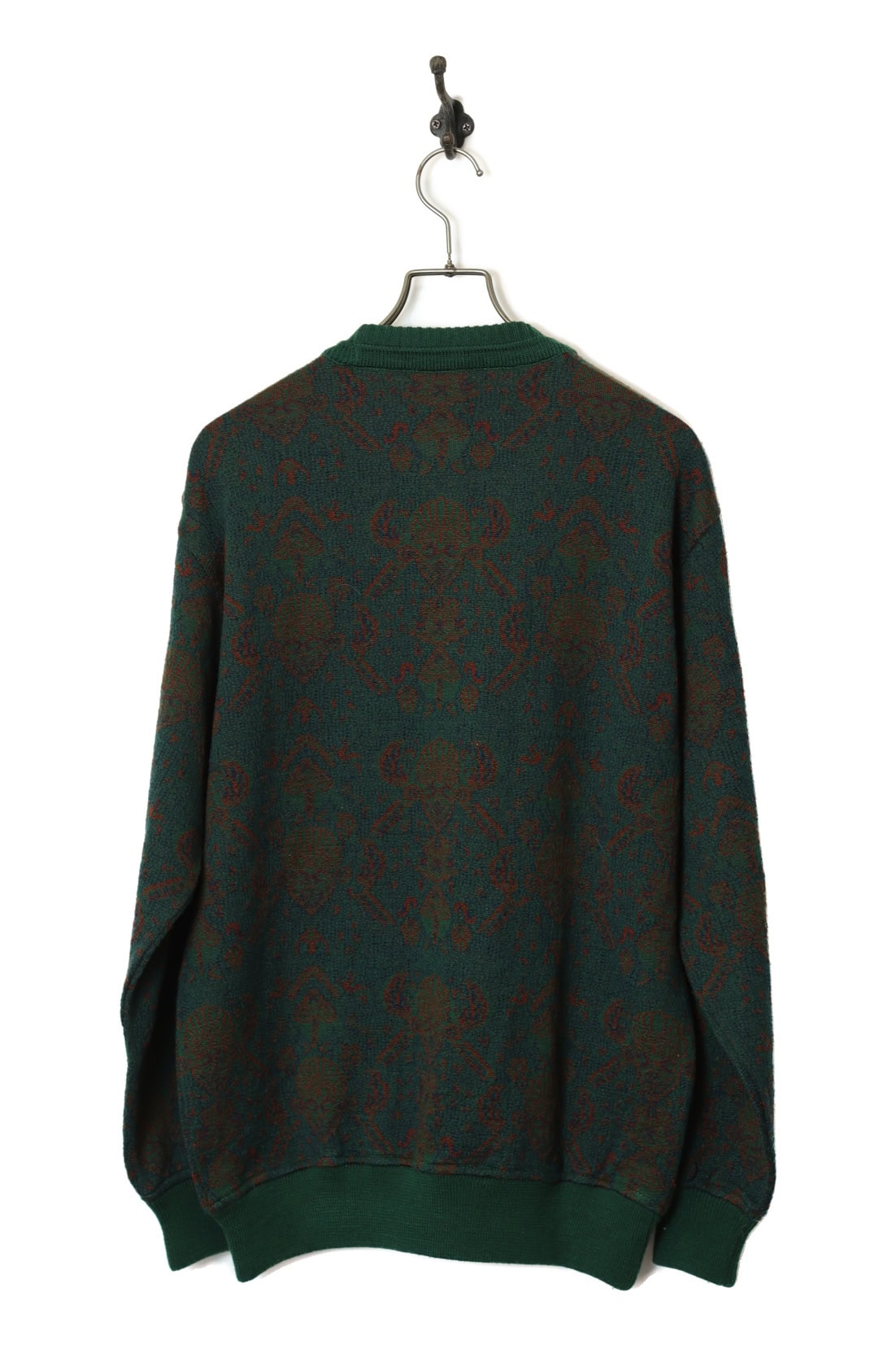 VINTAGE JAQUARD PATTERN SWEATER/L - 画像 (6)