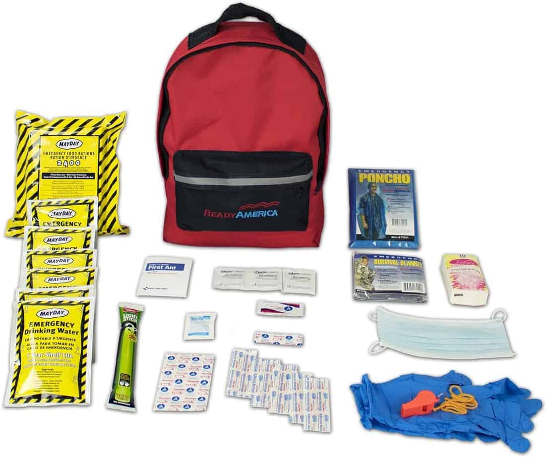 Ready America 70180 Emergency Kit 1 Person Backpack