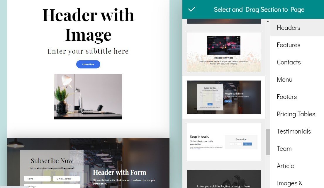 About Online Website Builders