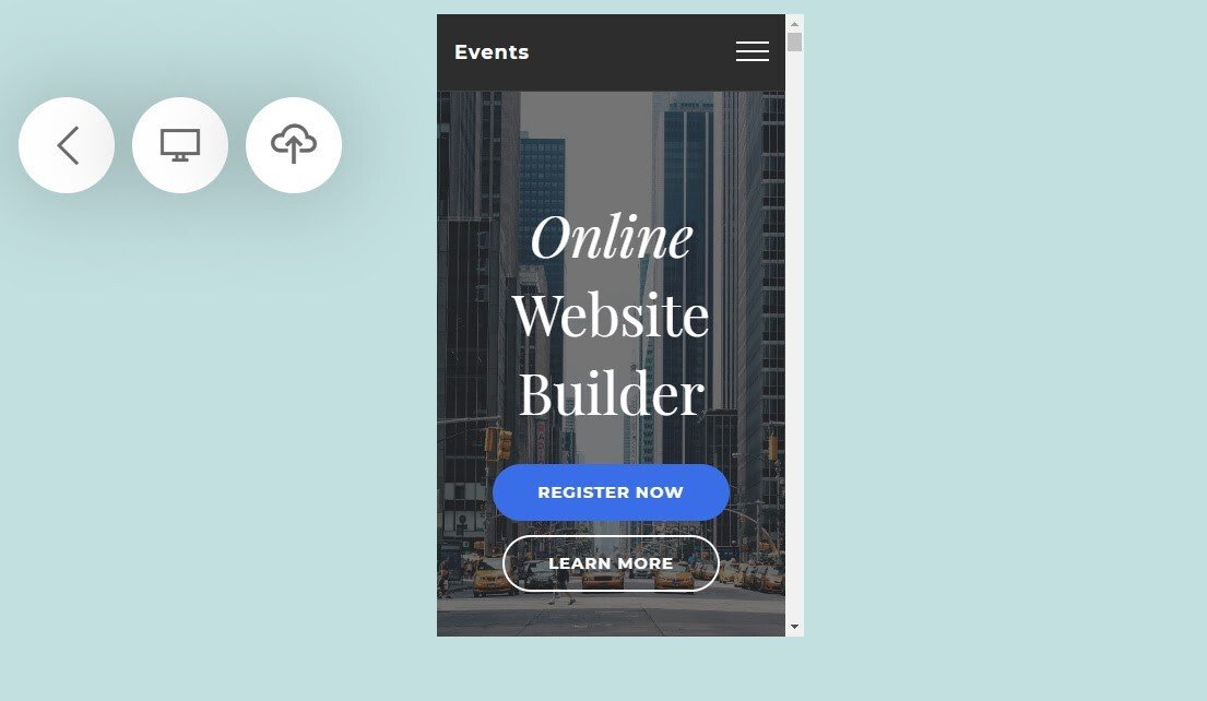 Building website with 8B builder