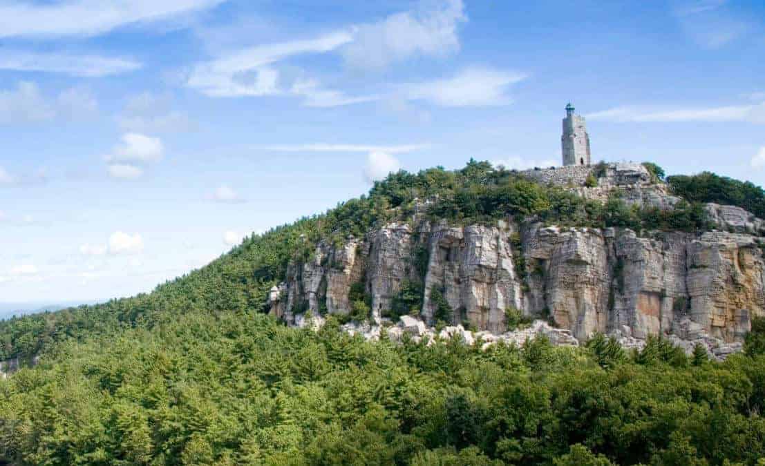 Breathtaking View of Sky Top Tower at Mohonk Mountain House