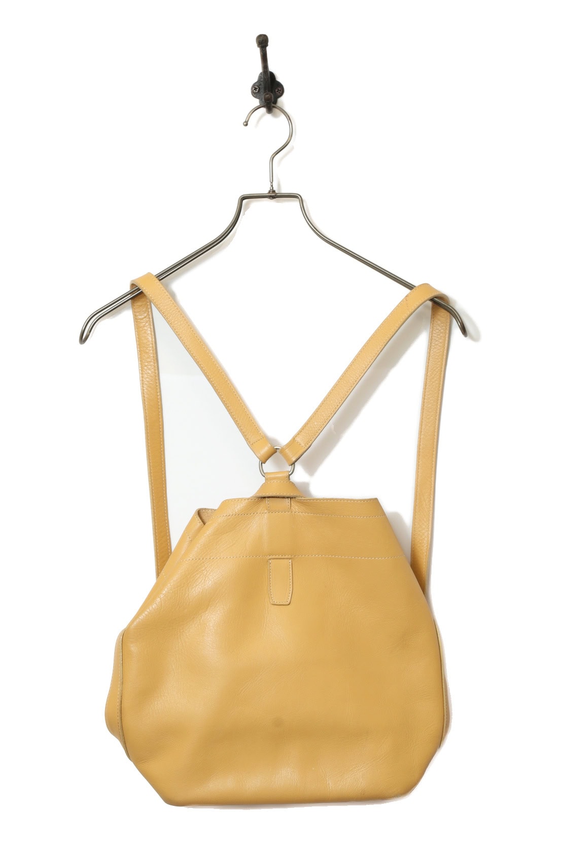 VINTAGE LEATHER BACKPACK/F