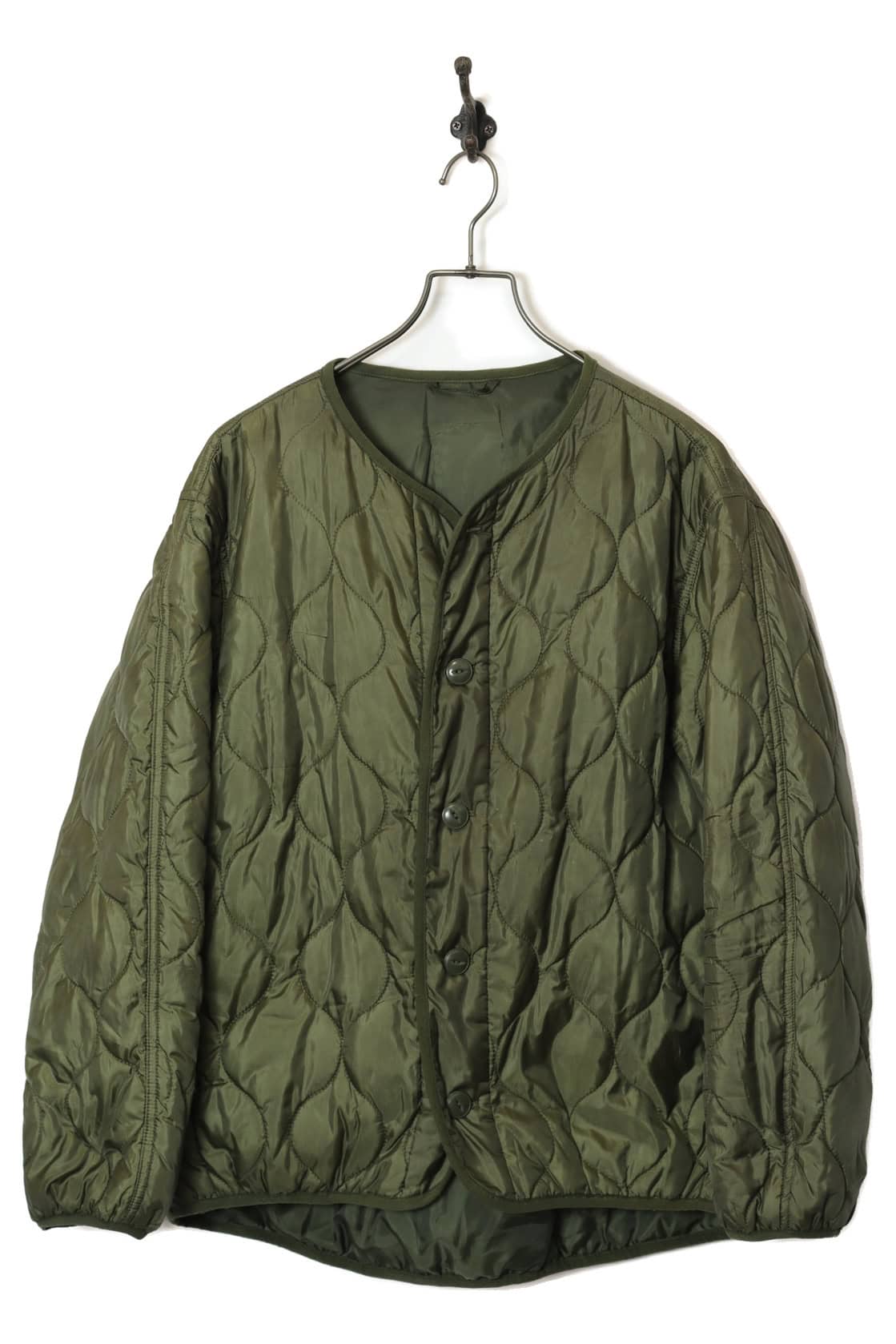 VINTAGE MILITARY QUILTING JACKET/L