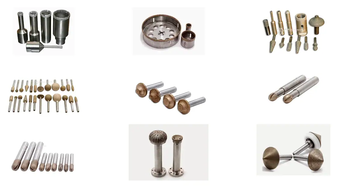 Brazed bond diamond core drills
