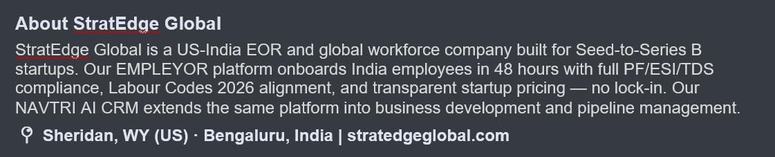 About StratEdge Global