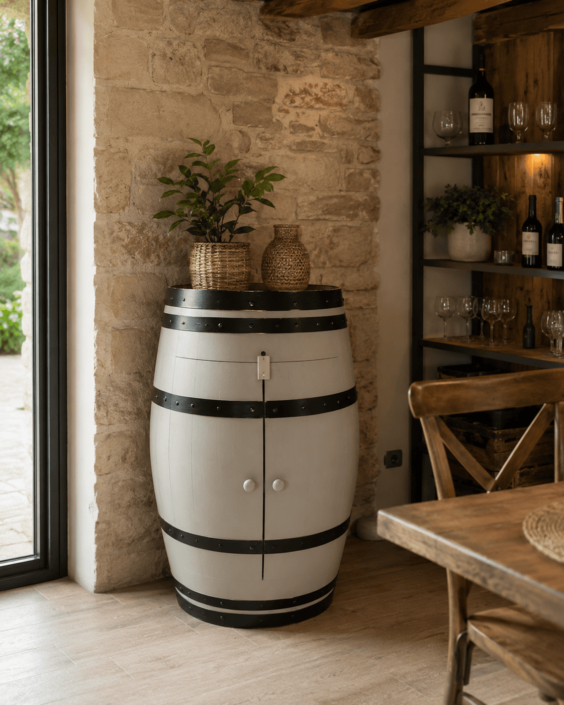 bar barrique gris